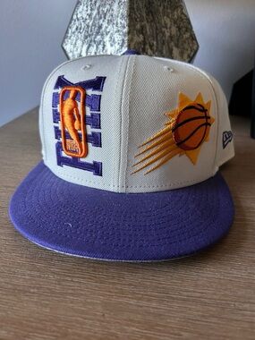 NWOT - New Era Phoenix Suns White, Purple & Orange Snapback